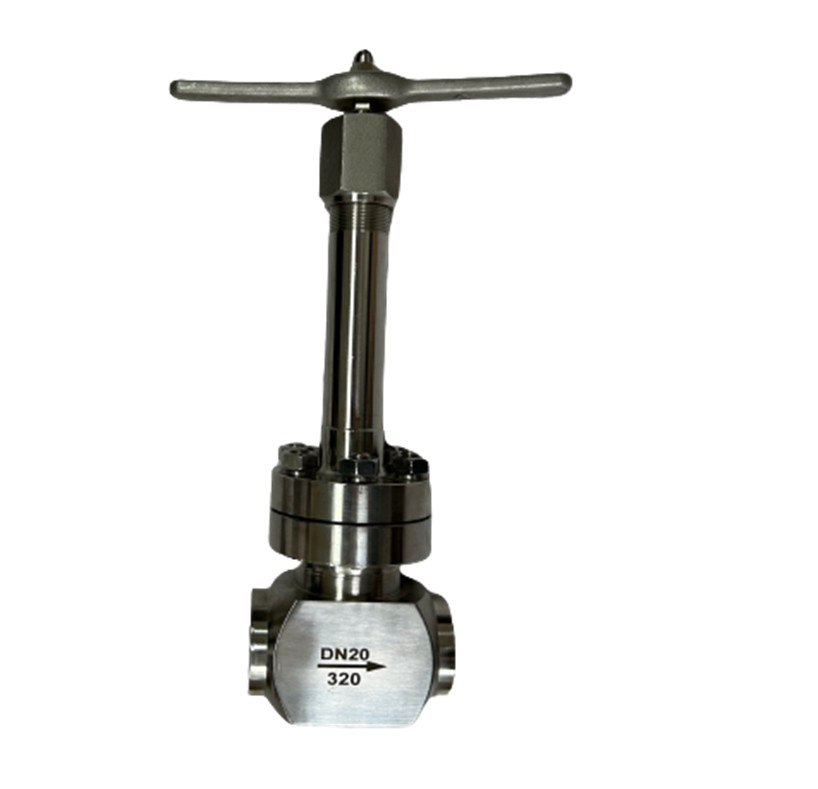 Κρυογενής βαλβίδα υψηλής πίεσης Globe Check valve -196~+80 °C για δεξαμενή LNG LOX LIN LAR LCO2