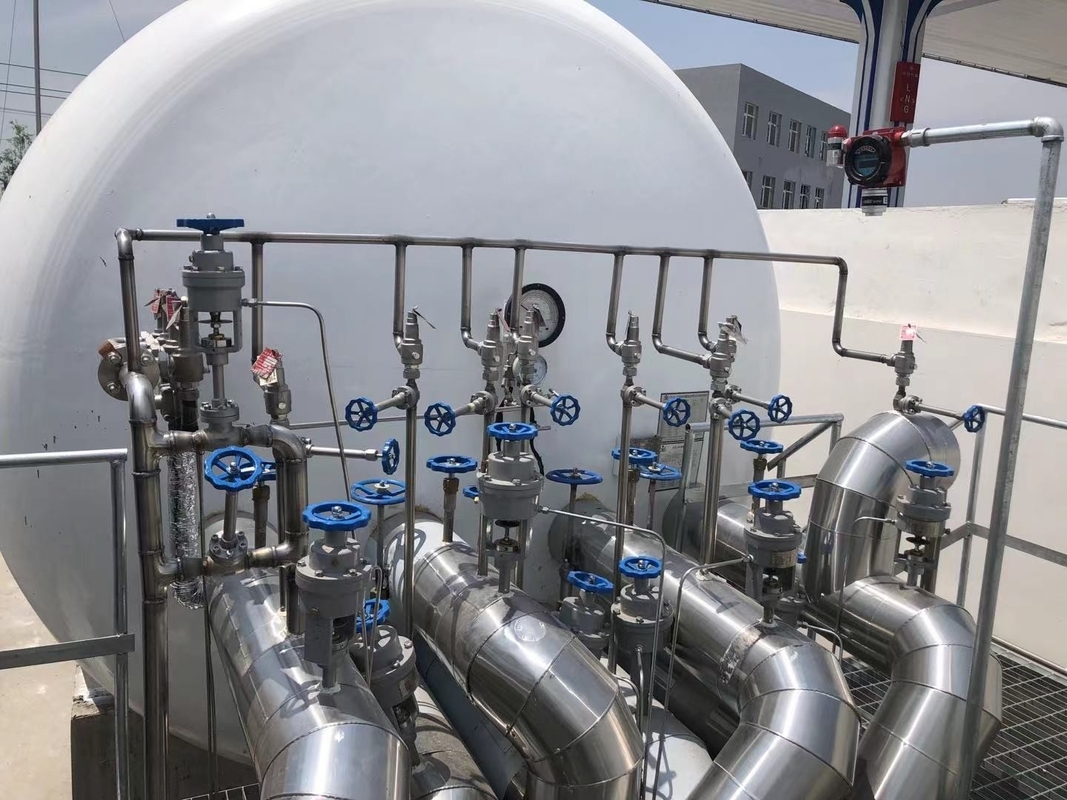 LOX LNG LIN LAR υγρή κρυογονική δεξαμενή υψηλής πίεσης βαλβίδα ελέγχου, βαλβίδα σφαίρας PN320 υψηλής ποιότητας