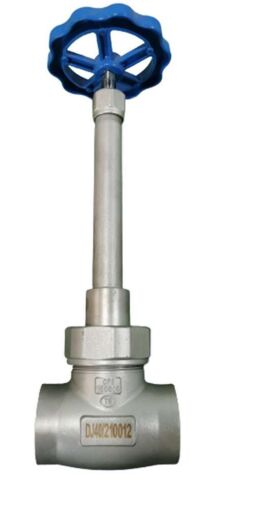 Κρυογενής βαλβίδα σφαίρας με πιστοποίηση CE με μέγιστη πίεση 5,0Mpa και κατασκευή από ανοξείδωτο χάλυβα 304/316 για εφαρμογές LNG LOX LIN LAR