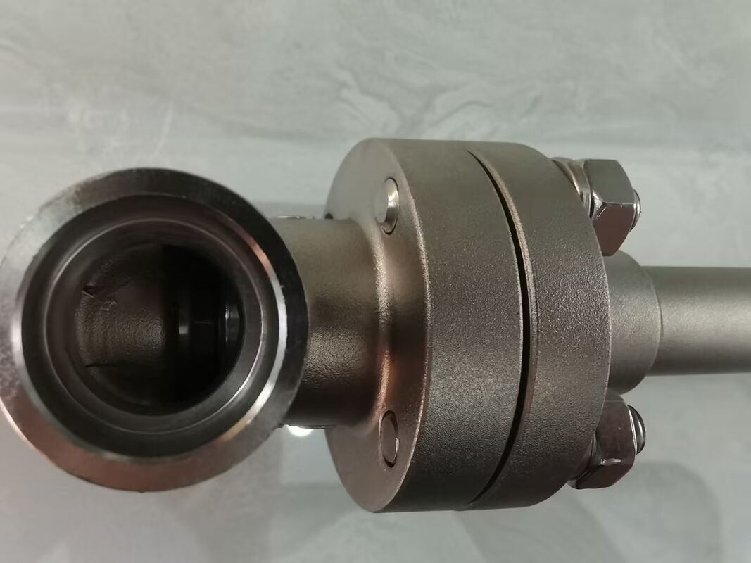 Κρυογενής βαλβίδα σφαίρας με πιστοποίηση CE ISO με μέγιστη πίεση 5,0Mpa από ανοξείδωτο χάλυβα 304/316 και εύρος θερμοκρασίας -196 έως +80 °C