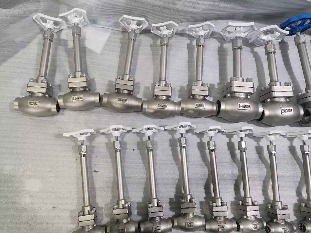 DN32 Κρυογενής βαλβίδα σφαίρας από ανοξείδωτο χάλυβα 304/316 με μέγιστη πίεση 5,0Mpa και εύρος θερμοκρασίας -196°C έως +80°C