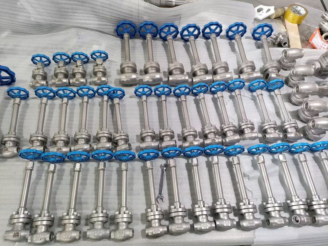 Κρυογενής βαλβίδα σφαίρας από ανοξείδωτο χάλυβα 304/316 με μέγιστη πίεση 5,0Mpa και εύρος θερμοκρασίας -196°C έως +80°C